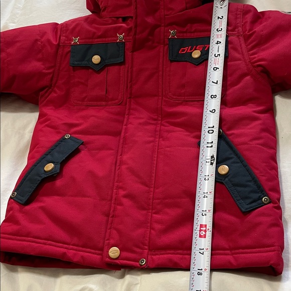 GUSTI | Kids | Red | Faux Fur Hooded | Winter Jacket | Size 4 - Picture 14 of 16